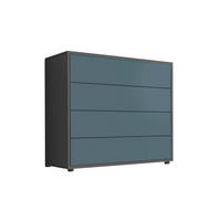 KOMMODE Mailand Typ 3  in 79/73/33 cm  - Anthrazit/Petrol, MODERN, Holzwerkstoff/Kunststoff (79/73/33cm) - MID.YOU