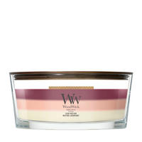 MIRISNA SVEĆA  višebojna  - višebojna, Osnovno, staklo/drvo (12/9/19cm) - WoodWick