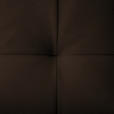 ECKSOFA in Echtleder Dunkelbraun  165/313 cm  - Dunkelbraun/Schwarz, Design, Leder/Metall (165/313cm) - Emilio Belluti