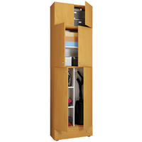MEHRZWECKSCHRANK 70/240/39 cm  in Buchefarben  - Buchefarben/Schwarz, MODERN, Holzwerkstoff/Kunststoff (70/240/39cm) - MID.YOU