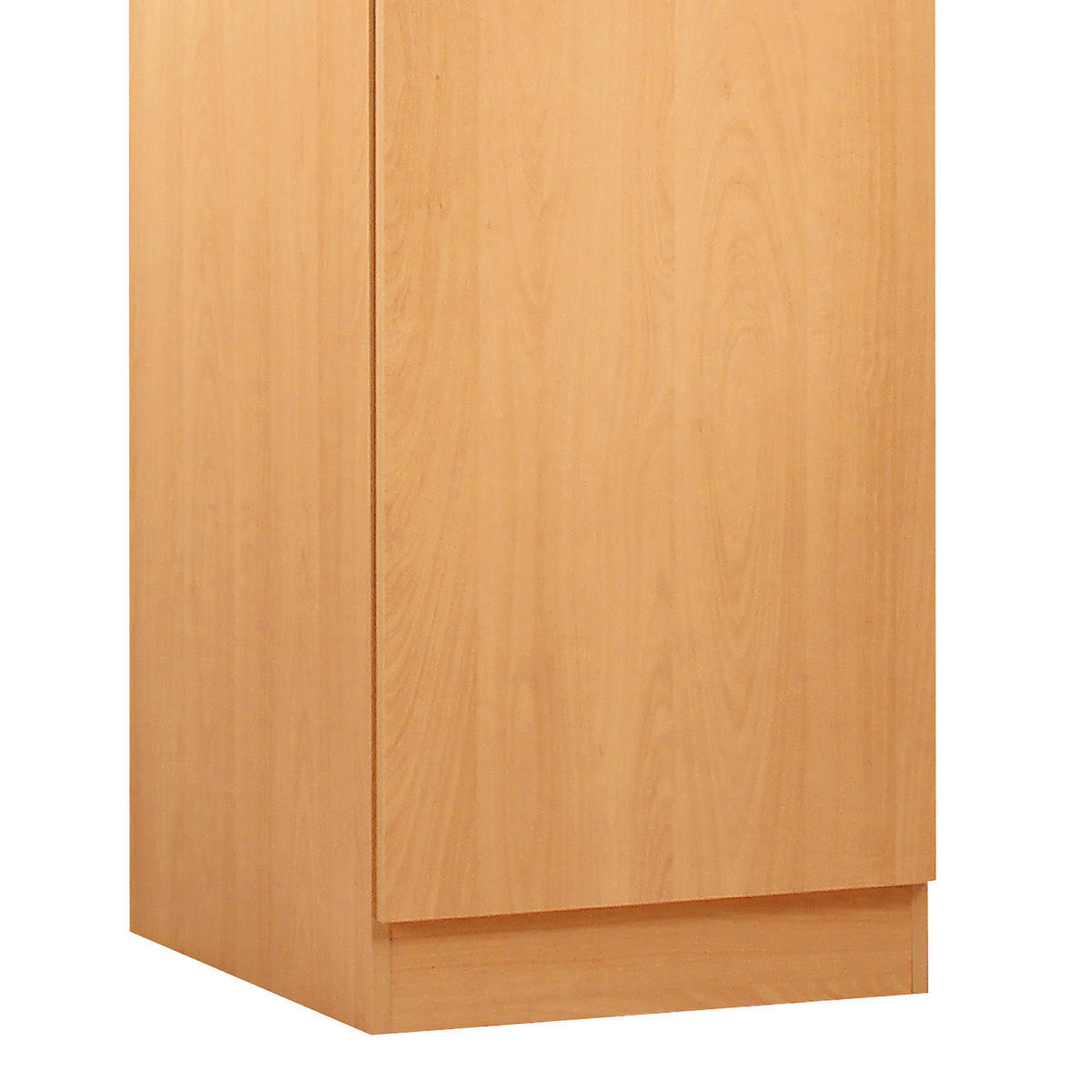 GESCHIRRSCHRANK 50/200/57 cm  in Buchefarben  - Edelstahlfarben/Buchefarben, MODERN, Holzwerkstoff/Kunststoff (50/200/57cm) - FlexWell