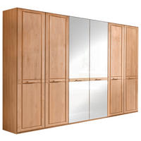 DREHTÜRENSCHRANK  in Erlefarben  - Erlefarben, KONVENTIONELL, Glas/Holz (300/216/58cm) - Venda