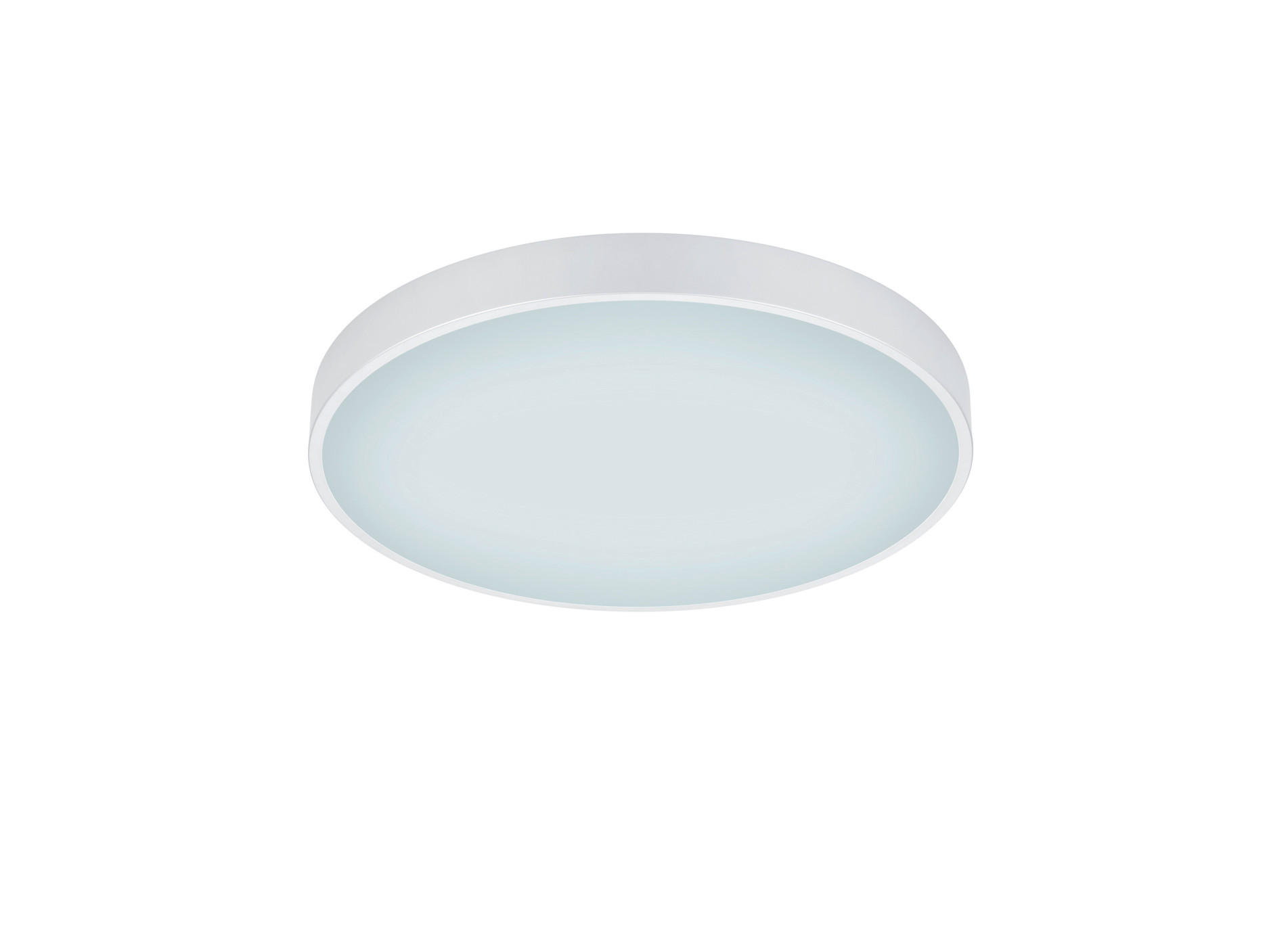 LED-DECKENLEUCHTE Waco 49,5/6,5 cm   - Weiß, MODERN, Metall (49,5/6,5cm) - Trio Leuchten