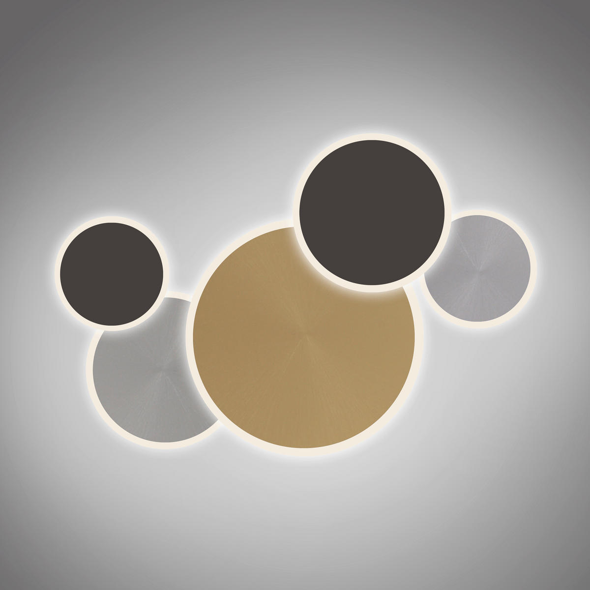 LED-DECKENLEUCHTE Q-Piato 85/50,5/6,5 cm   - Design, Metall (85/50,5/6,5cm) - Paul Neuhaus