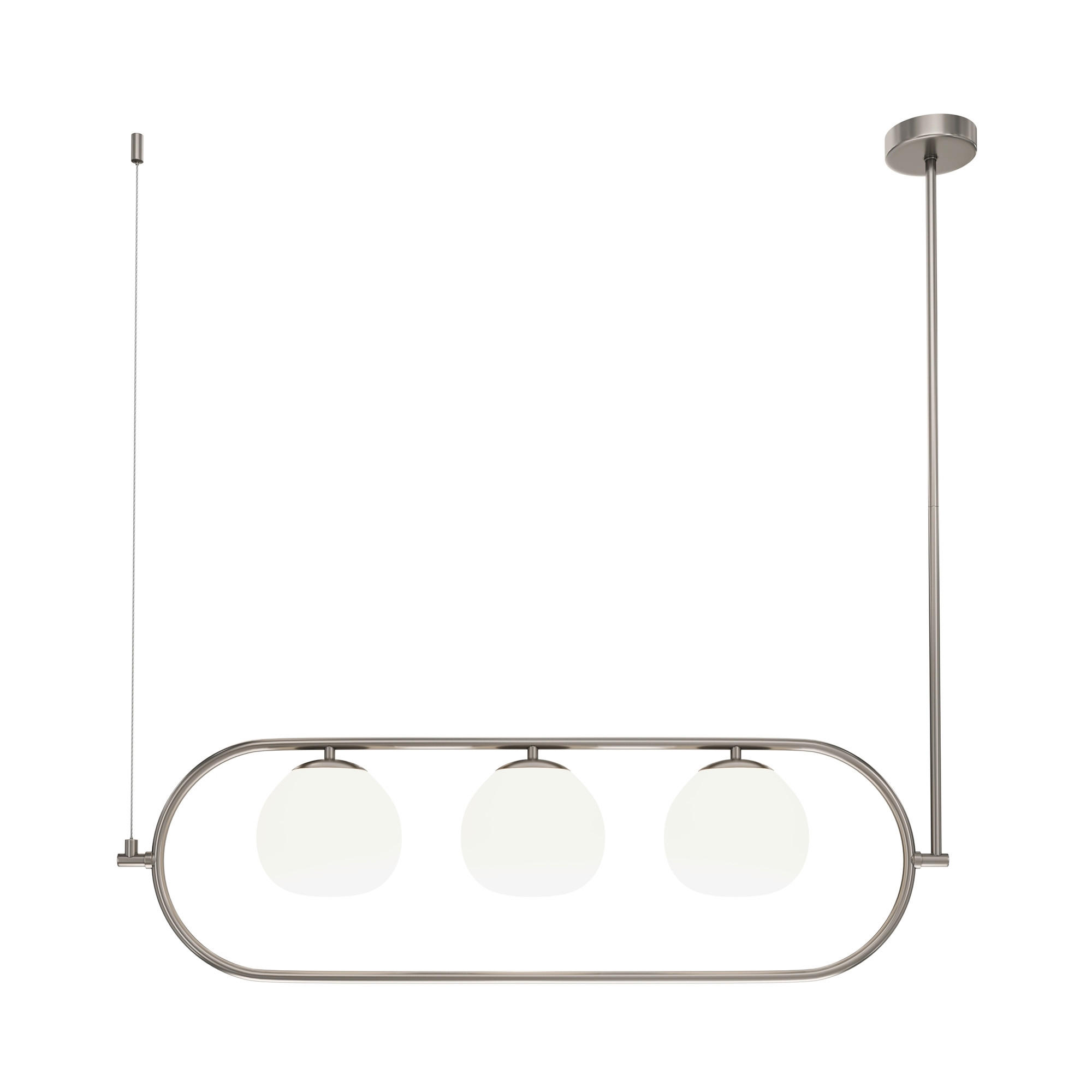 Maytoni Pendelleuchte Modern Weiß, Nickel 25.5x137x89 cm