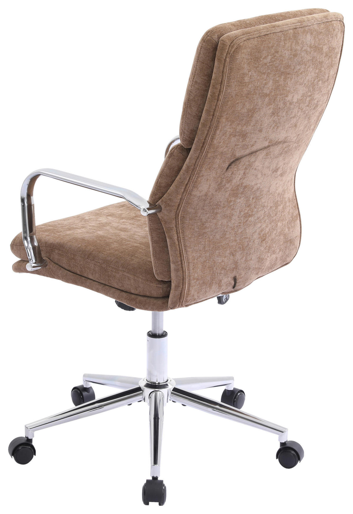 FORGÓSZÉK  zsenília barna  - krómszínű/barna, Modern, műanyag/textil (56/100-110/65,5cm) - Livetastic
