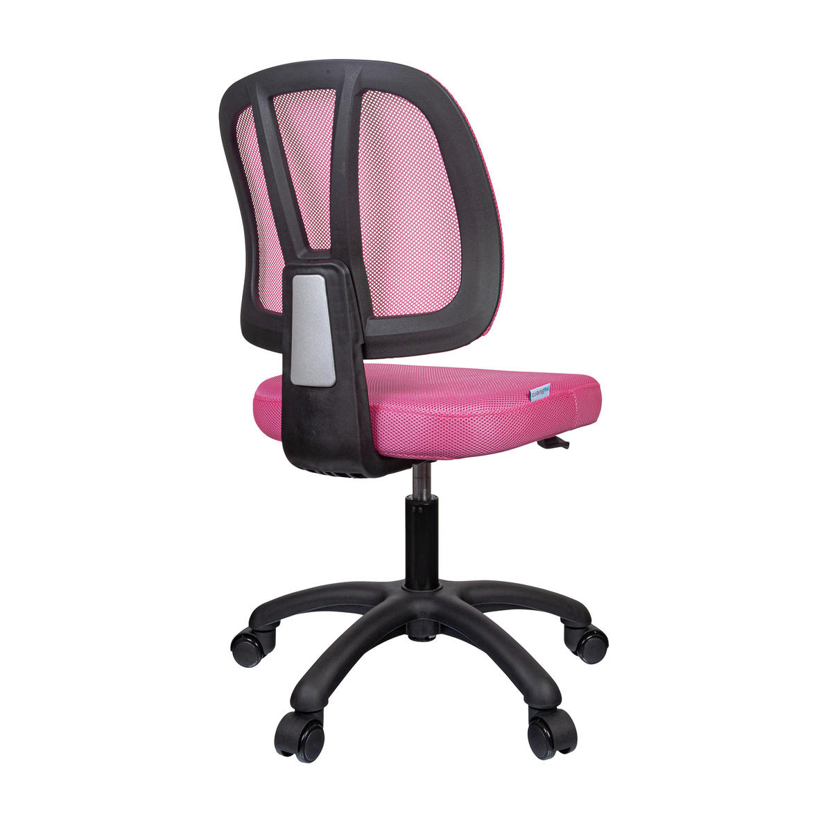 OTOČNÁ ŽIDLE PRO MLÁDEŽ, síťovina, růžová - růžová, Basics, textil/plast (46/84/51cm) - MID.YOU