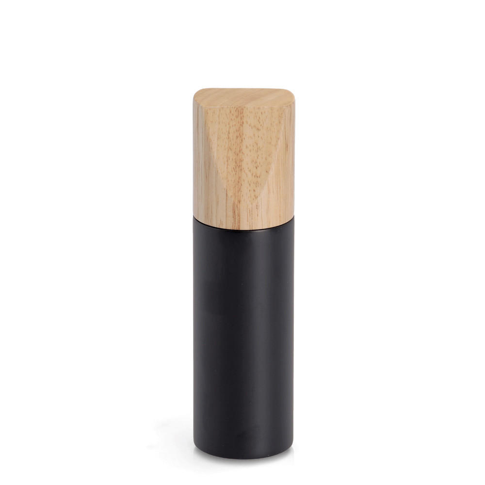 SALZ- ODER PFEFFERMÜHLE  - Schwarz, Basics, Holz/Keramik (5/18,2/5cm) - Zeller Present