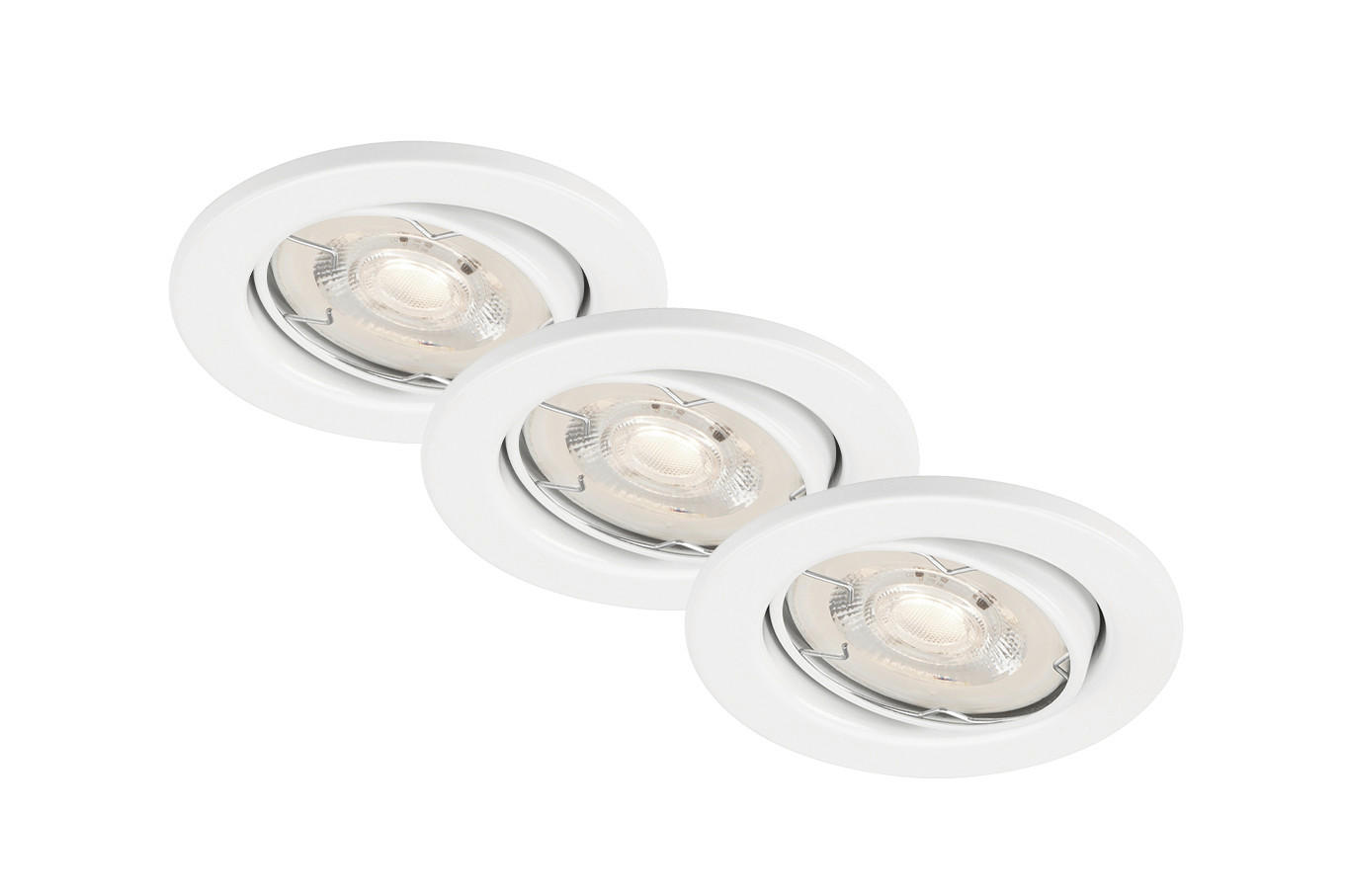 LED PANEL - bela, Osnovno, metal (8,6/8,6/7cm)