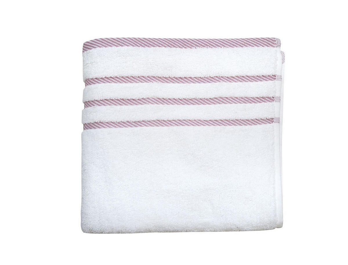 PEŠKIR ZA RUKE COLORS  bela, pink 50/90 cm  - pink/bela, Konvencionalno, tekstil (50/90cm) - Esposa