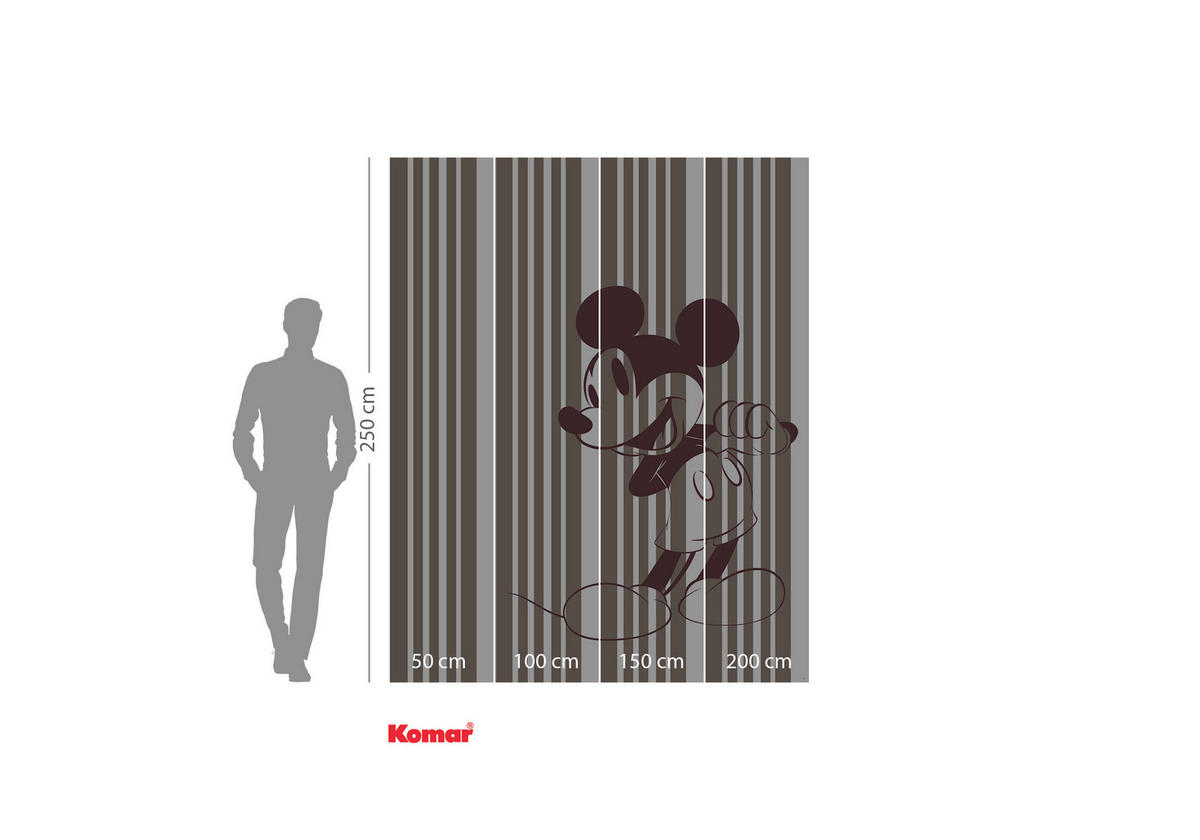 VLIESTAPETE Mickey Mouse  - Basics (200/250/cmcm) - Disney