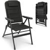 CAMPINGSESSEL - Schwarz, Basics, Textil/Metall (62/112/77cm) - Modante