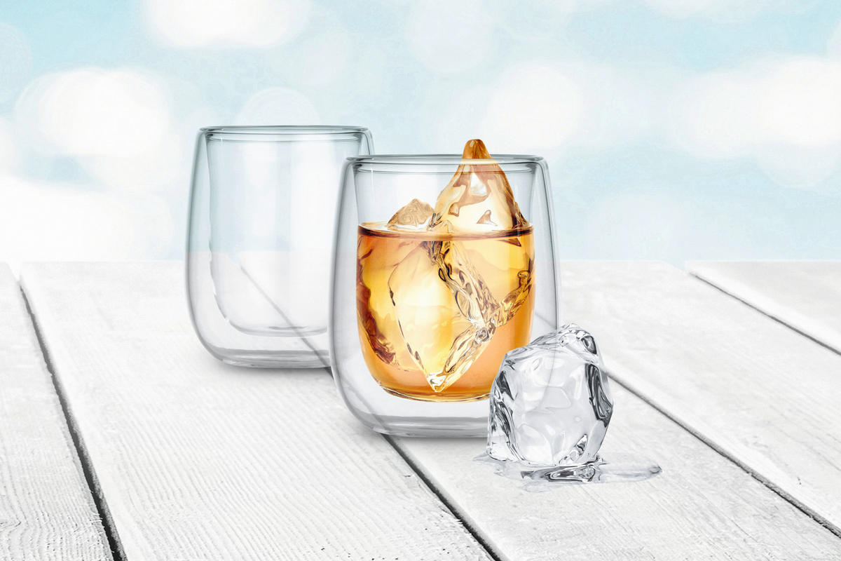 Espressothermogläser 4er Set  4-teilig  - Transparent, Basics, Glas (5,5/6,5/7,5cm)