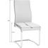 SCHWINGSTUHL Lederlook Creme, Dunkelbraun - Chromfarben/Dunkelbraun, Design, Textil/Metall (43/98/60cm) - CARRYHOME