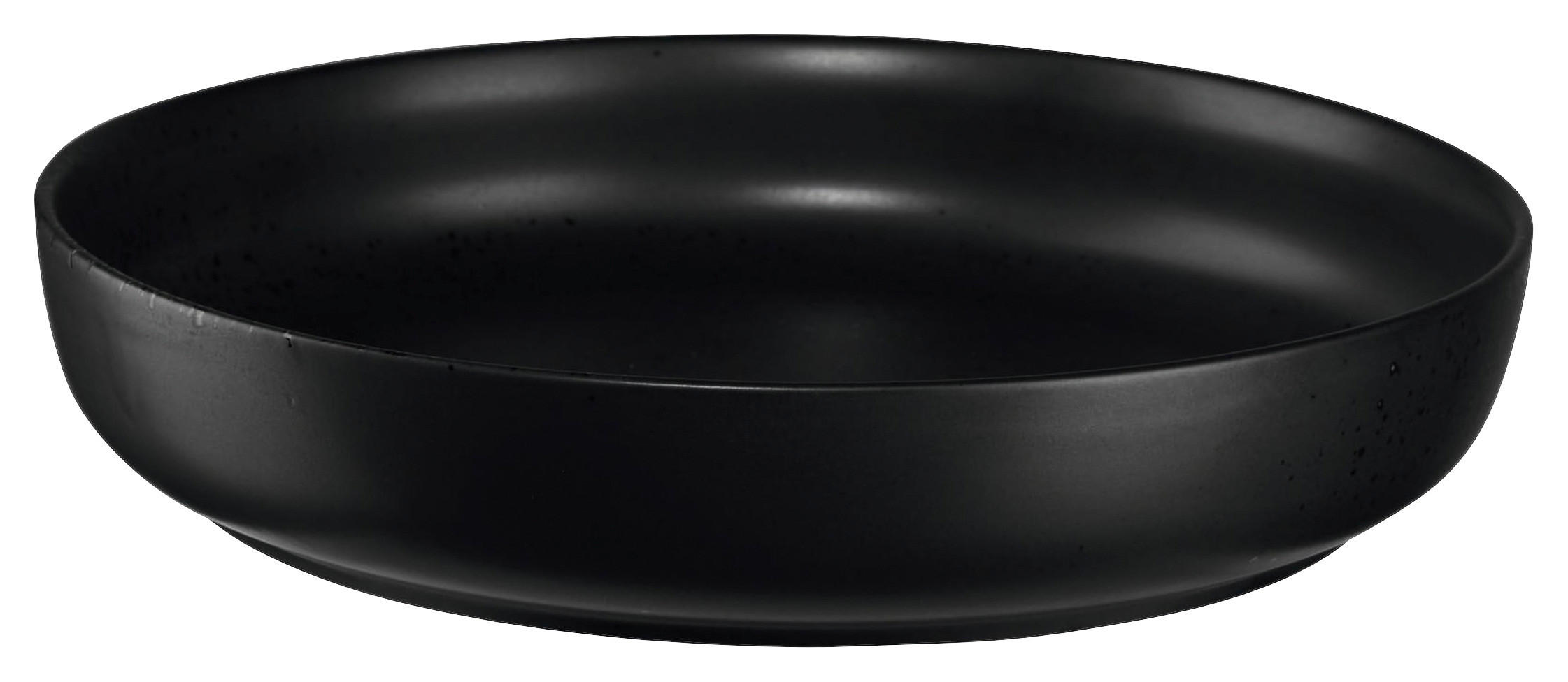 GOURMETTELLER coppa kuro 22 cm  - Schwarz, Basics, Keramik (22cm) - ASA
