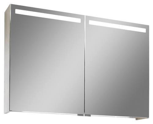 SPIEGELSCHRANK 96/64/16,2 cm  - Eichefarben/Silberfarben, Natur, Glas/Holz (96/64/16,2cm) - Voglauer