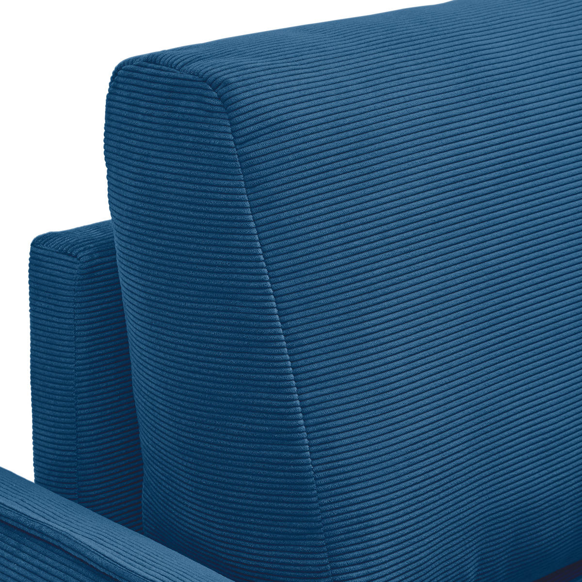 3-SITS SOFFA i manchester kunglig blå  - kunglig blå/naturfärgad, Modern, trä/textil (183/85/92cm) - MID.YOU