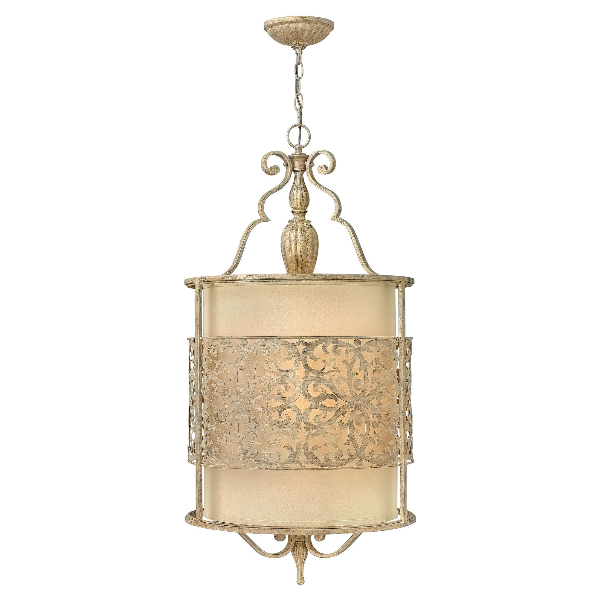 HÄNGELEUCHTE 45.7/107 cm - Champagner, Konventionell, Metall (45.7/107cm) - Elstead Lighting