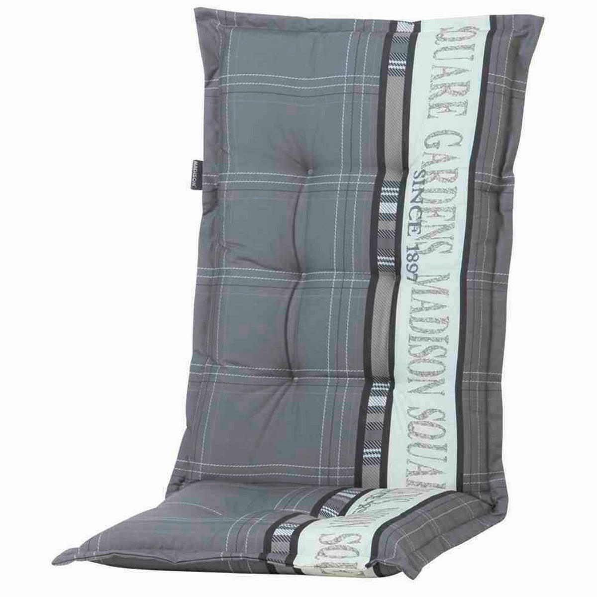 GARTENTISCHGRUPPE  - Weiß/Grau, MODERN, Kunststoff/Textil (90/90/140cm) - Gardenson