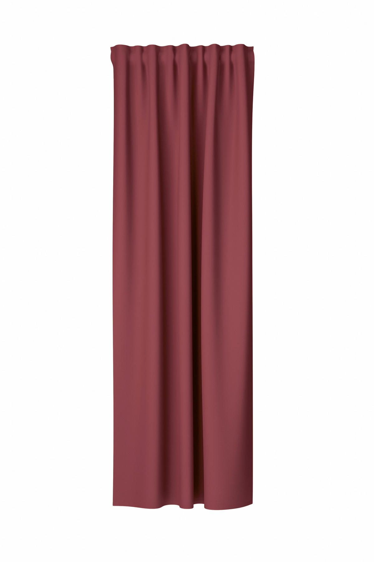 FERTIGVORHANG black-out (lichtundurchlässig)  - Rostfarben, Basics, Textil (140/245cm)