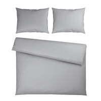 POSTELJINA TANJA 240/220 cm saten srebrna  - srebrna, Osnovno, tekstil (240/220cm) - Novel