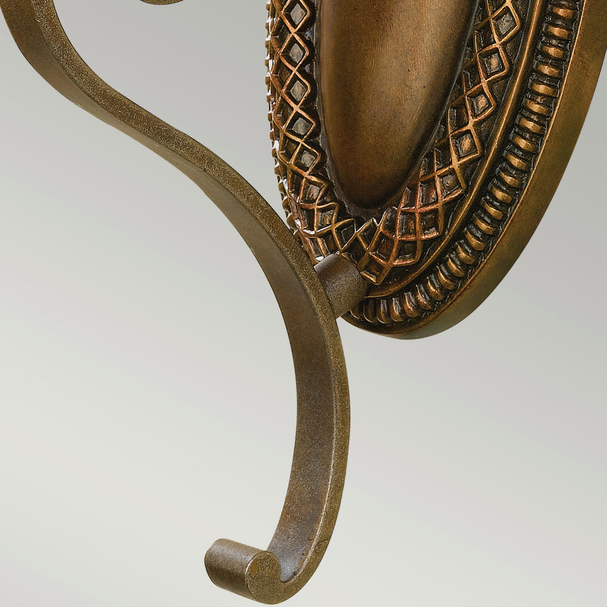 WANDLEUCHTE - Goldfarben/Bronzefarben, Konventionell, Glas/Metall (14/41.9 /19.7cm) - Elstead Lighting