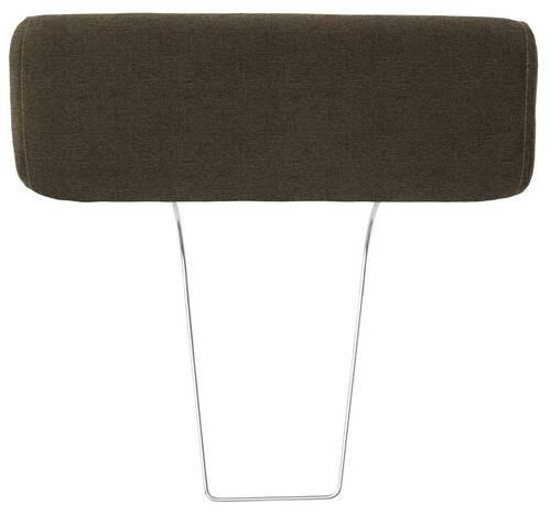 KOPFSTÜTZE in Mikrofaser - Dunkelgrün, Modern, Textil (55/20/13cm) - Hom`in