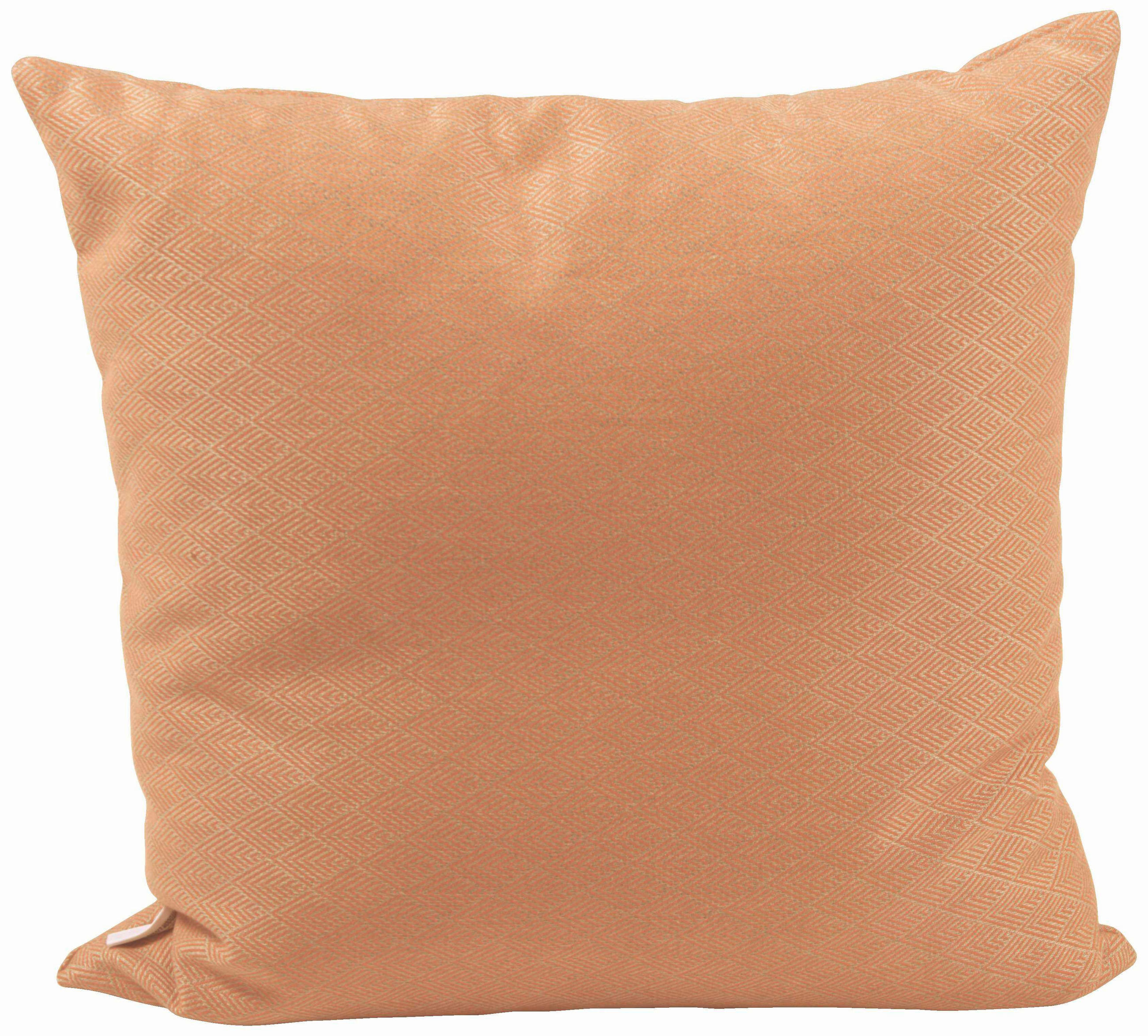 OUTDOOR-KISSEN Raute  - Orange, Basics, Textil (55/55cm) - Stern
