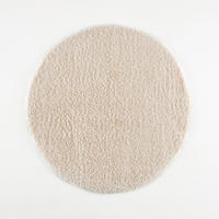 TEPIH VISOKOG FLORA  80/80 cm  krem  Porto  - krem, Konvencionalno, tekstil (80/80cm)