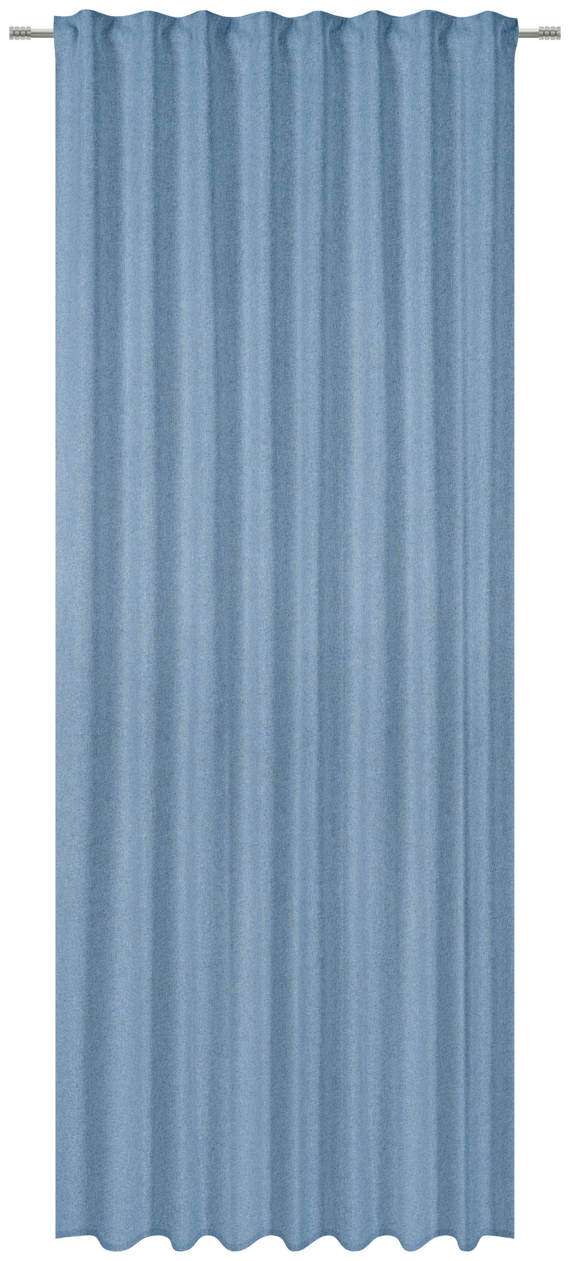 GARDINLÄNGD mörkläggning blå 300/135 cm