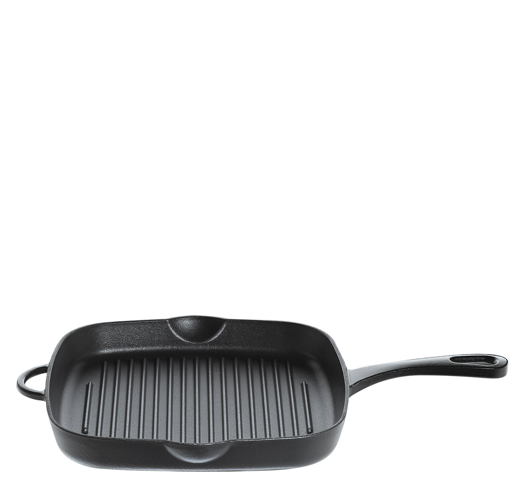 GRILLPFANNE PROVENCE Emaille  - Schwarz, Basics, Metall (43/27,6cm) - KÜCHENPROFI