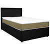 BOXBETT 120/200 cm  in Gelb, Schwarz  - Gelb/Schwarz, KONVENTIONELL, Holz/Holzwerkstoff (120/200cm) - MID.YOU