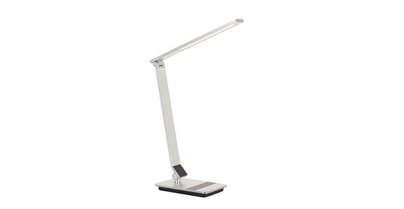 SCHREIBTISCHLEUCHTE - Alufarben, LIFESTYLE, Kunststoff/Metall (12,1/17,9/33cm) - Novel