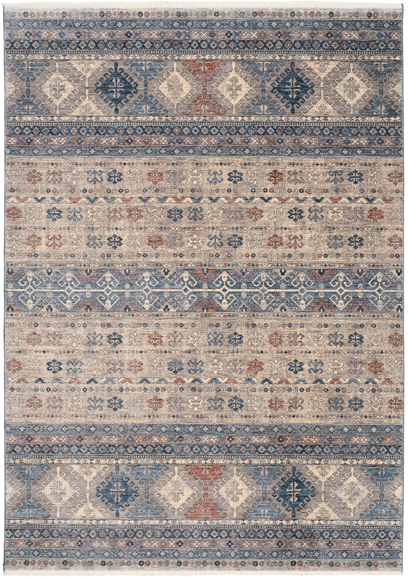 ORIENTTEPPICH 65/130 cm Grau  - Grau, Design, Textil (65/130cm) - Cazaris