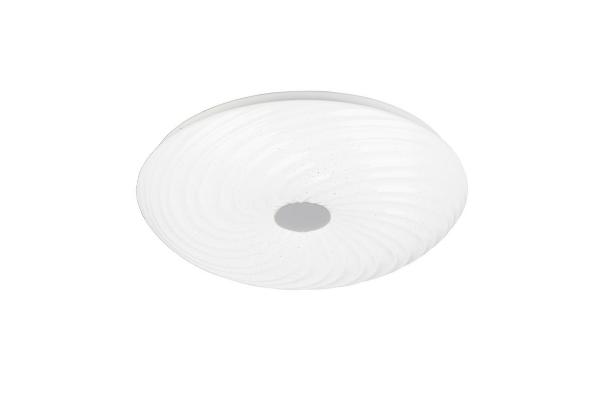 LED MENNYEZETI LÁMPA - fehér, Basics, műanyag (37,5/5cm)