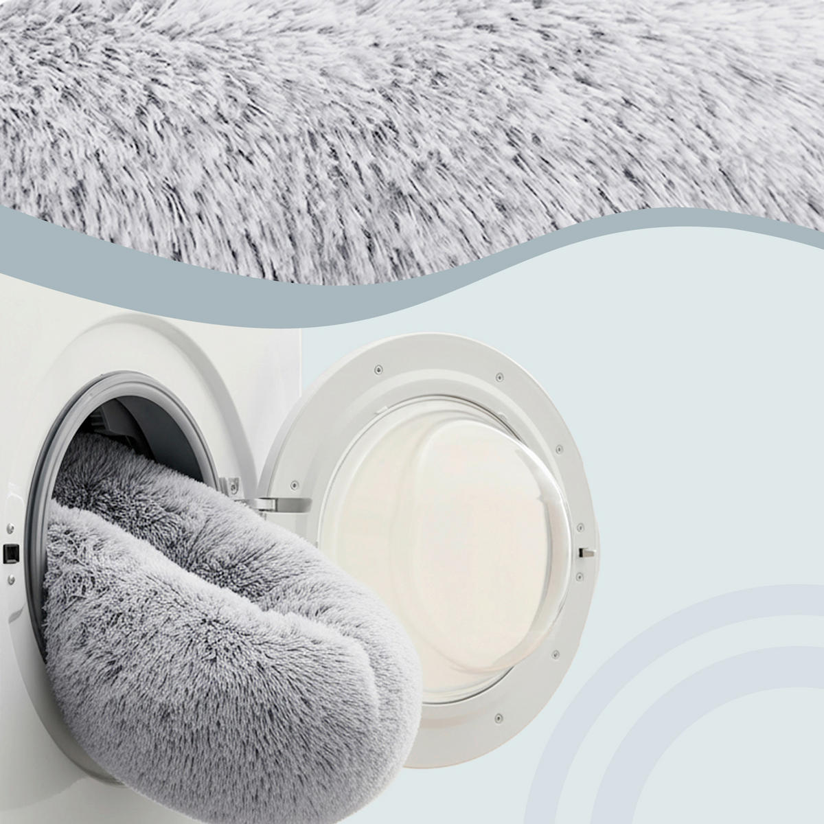 HUNDEBETT - Hellgrau, Trend, Textil (50/20/50cm) - Boxxx