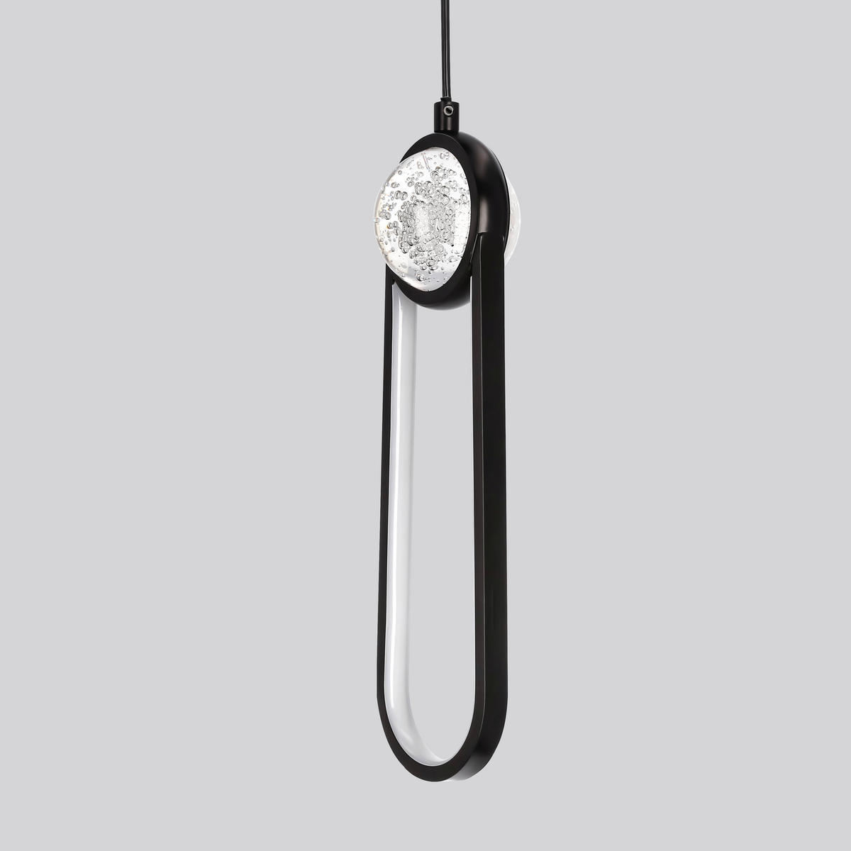 LED-PENDELLEUCHTE 10/7,8/120 cm  - Schwarz/Weiß, Design, Kunststoff/Metall (10/7,8/120cm)
