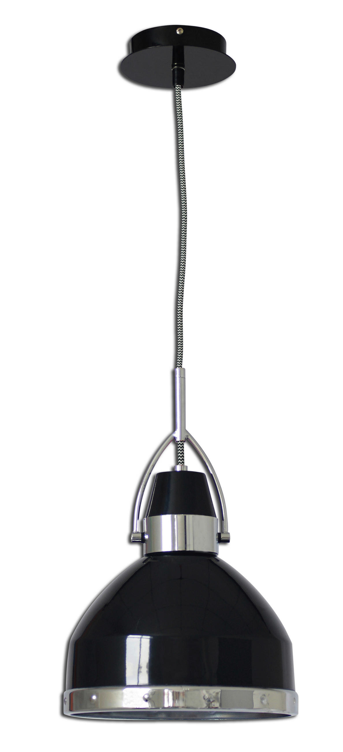 HÄNGELEUCHTE COTTAGE 22,8/135 cm   - Schwarz, KONVENTIONELL, Metall (22,8/135cm) - Näve