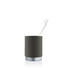 ZAHNPUTZBECHER - Anthrazit, Design, Stein/Metall (8,2/11,5cm) - Blomus ZAHNPUTZBECHER - Anthrazit, Design, Stein/Metall (8,2/11,5cm) - Blomus