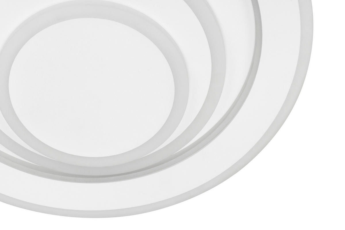 LED-DECKENLEUCHTE 38/6,5 cm   - Weiß, Basics, Kunststoff/Metall (38/6,5cm) - Novel