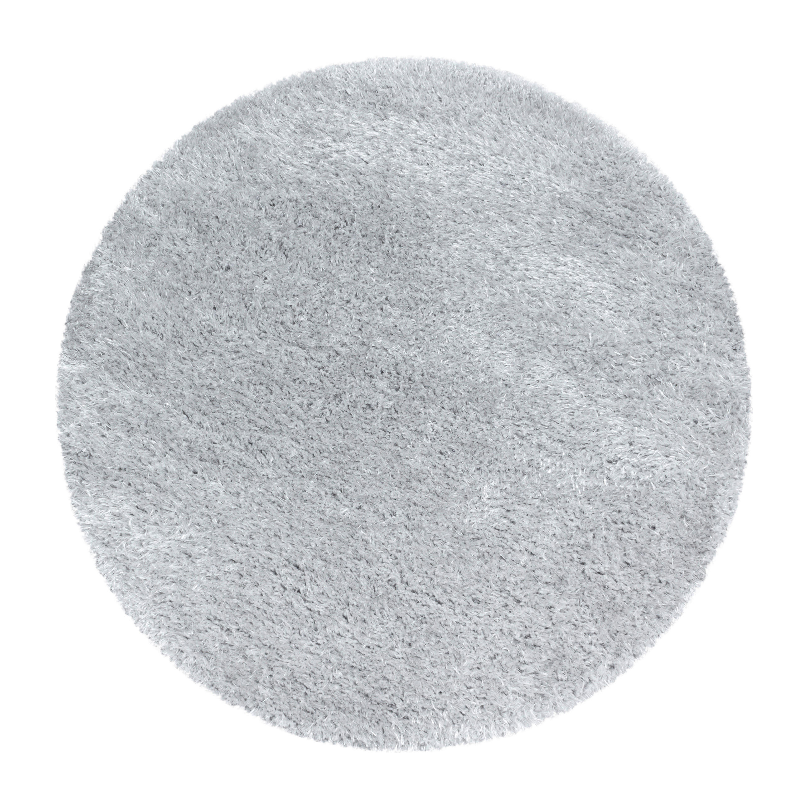 HOCHFLORTEPPICH Silberfarben - Silberfarben, Basics, Textil (80cm) - Novel