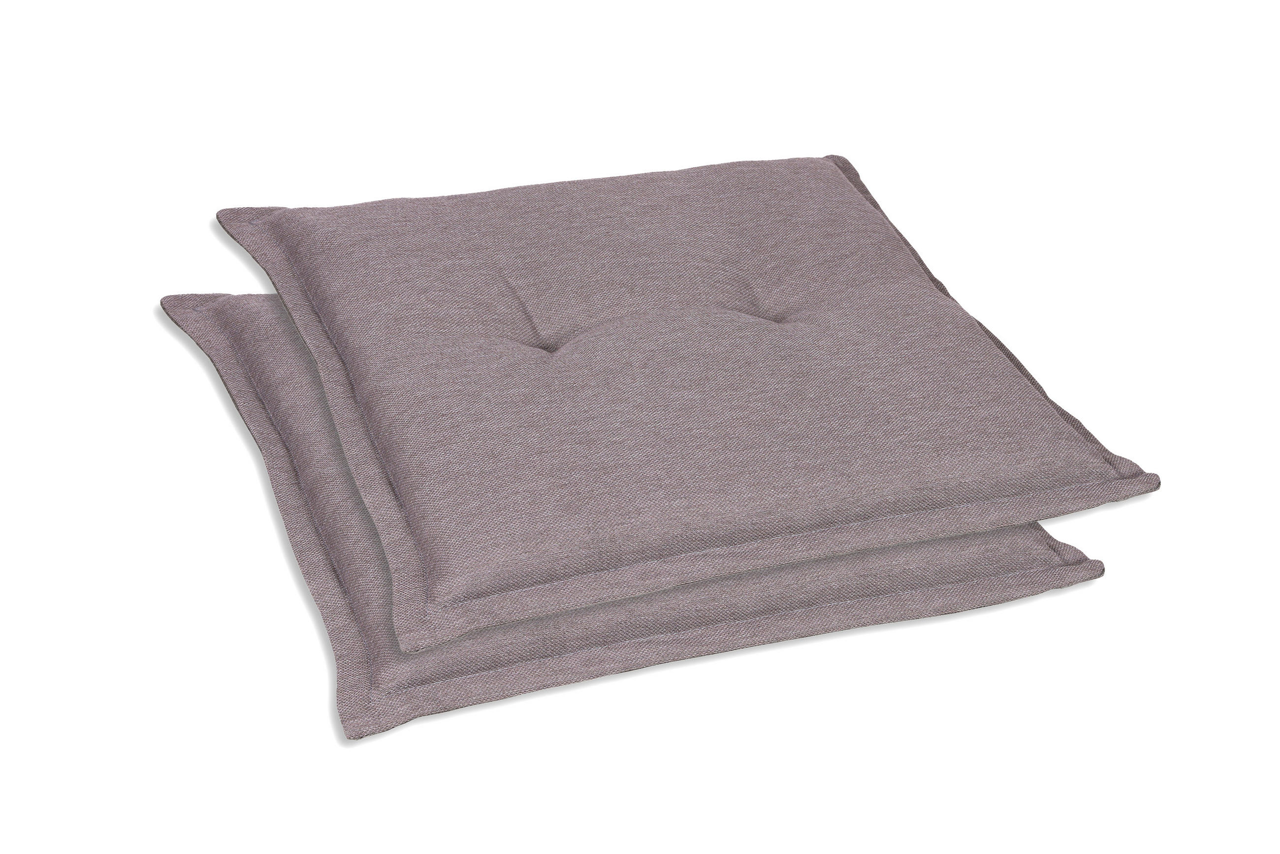GARTENSITZKISSEN 2-er Set Uni  - Taupe, Basics, Textil (50/7/50cm)