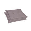 GARTENSITZKISSEN 2-er Set Uni  - Taupe, Basics, Textil (50/7/50cm)