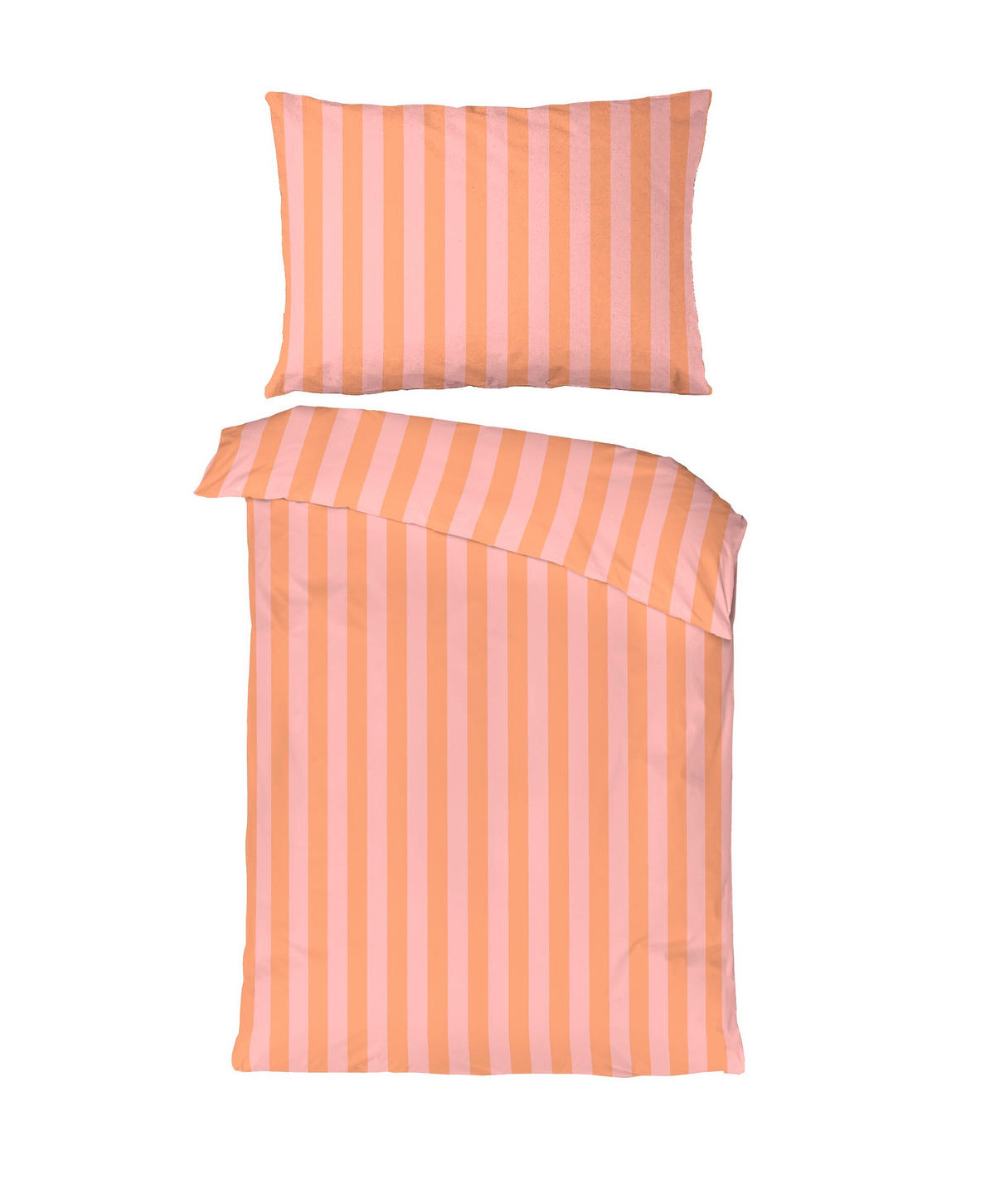 BETTWÄSCHESET 160/210 cm  65 cm/100 cm  - Koralle/Rosa, Basics, Textil (160/210cm) - Novel