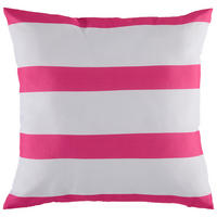 OUTDOOR-KISSENHÜLLE 40/40 cm  - Pink/Weiß, KONVENTIONELL, Textil (40/40cm) - Ambia Garden