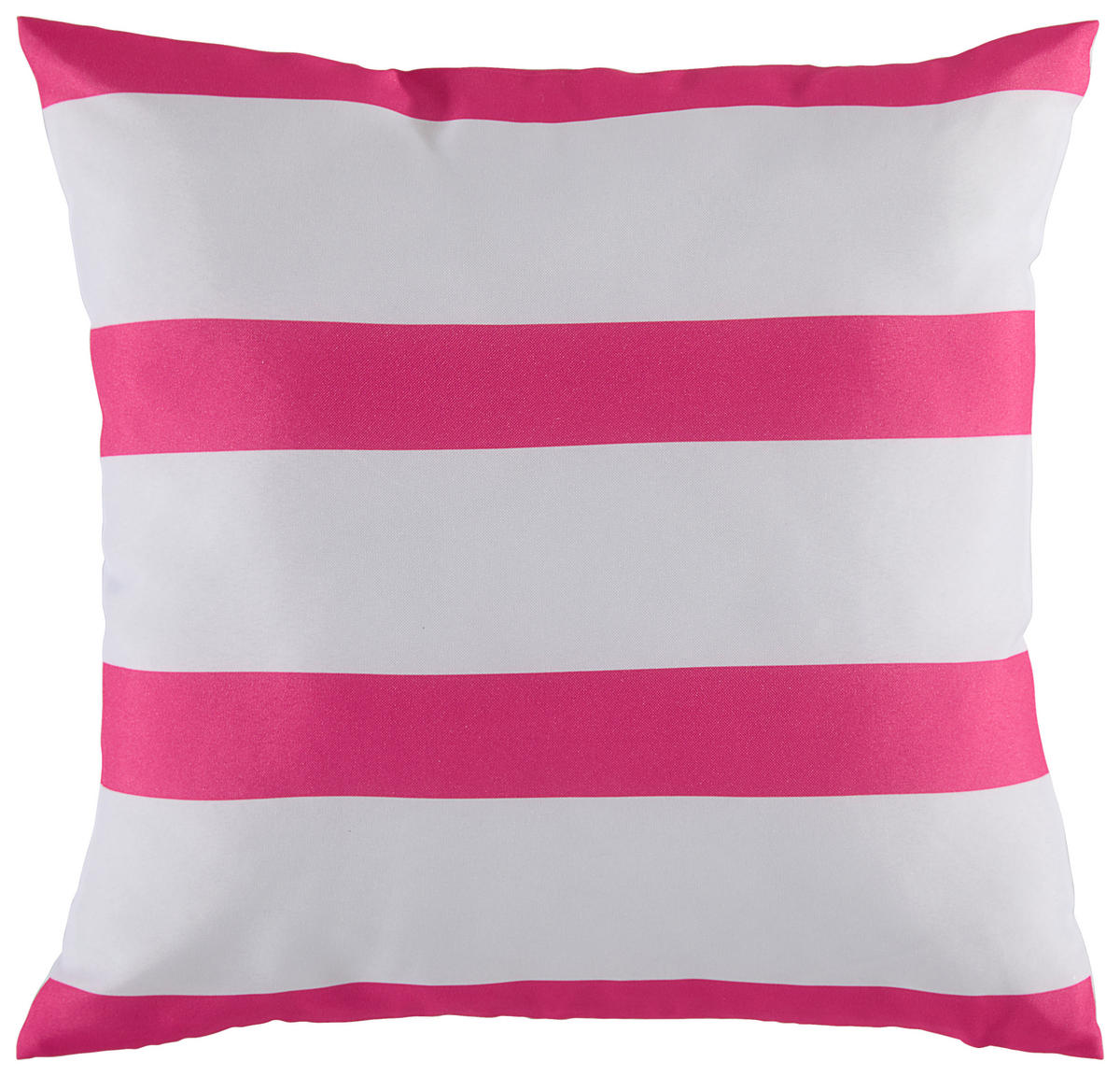 OUTDOOR-KISSENHÜLLE 40/40 cm  - Pink/Weiß, KONVENTIONELL, Textil (40/40cm) - Ambia Garden