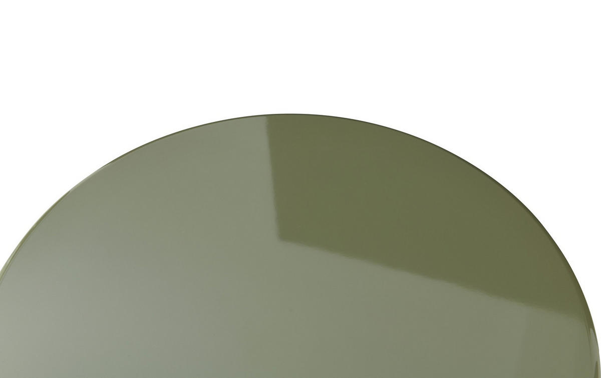 COUCHTISCH 50/50/45 cm rund Grün  - Grün, Design, Holzwerkstoff (50/50/45cm) - MID.YOU