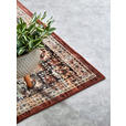 VINTAGE-TEPPICH 80/150/150 cm Asya Dunkelblau, Dunkelrot  - Dunkelblau/Dunkelrot, Design, Kunststoff/Textil (80/150/150cm) - Novel
