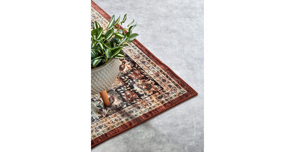VINTAGE-TEPPICH 80/150/150 cm Asya Dunkelblau, Dunkelrot  - Dunkelblau/Dunkelrot, Design, Kunststoff/Textil (80/150/150cm) - Novel