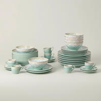 KOMBISERVICE Türkis Taormina 30-teilig 6 Personen  - Türkis, Basics, Keramik - Costa Nova